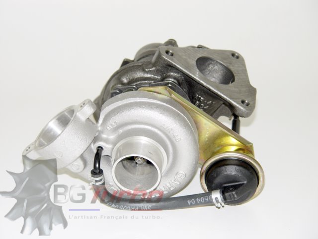 TURBO - HYBRIDE -  PRODUCTION  PRÉPARÉ EN FRANCE  - STAGE2 - 11+0 PALES - TYPE : TB02 - MFS PERFORMANCE 0202
Diamètre admission - Ind : 37.20 mm / Exd : 48.00 mm / Angle : 18°
